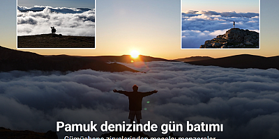 Gümüşhane zirvelerinden masalsı manzaralar