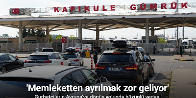 Gurbetçilerin Avrupa’ya dönüş yolunda hüzünlü vedası