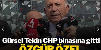 Gürsel Tekin, Özgür Özel gelmeden CHP binasından ayrıldı
