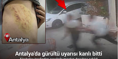 Gürültü tartışması sopalı kavgayla bitti: O anlar kamerada