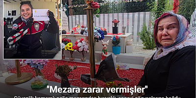 Güvenlik kameralı polis mezarından hırsızlık, anneyi gözyaşlarına boğdu