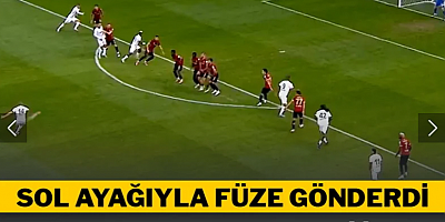 Hagi babasını hatırlattı! Sol ayağıyla müthiş füze