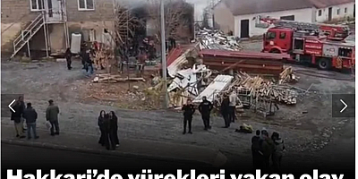 Hakkari'de yürek yakan olay: Patlamada yaralanan oğluna koşarken kaza geçirdi