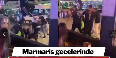 Hani bitmişti! Marmaris gecelerinde utandıran görüntüler