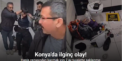 Hapis cezasından kaçmak için 2 ay tuvalette saklanmış