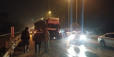 Hatay'da iki tır çarpıştı: 1 yaralı