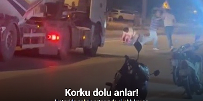 Hatay’da silahlı kavga kamerada: 2 yaralı