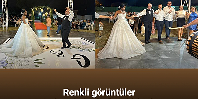 Hatay’ın Ganalı gelini Gifty, davul zurna eşliğinde gerçekleşen düğününün tadını çıkarttı