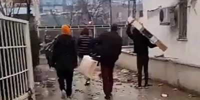 Hatay, Kırıkhan’da yağmacılar 