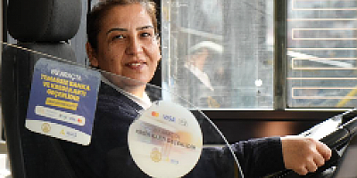 Hayaliydi, başardı: Şehrin ilk kadın otobüs şoförü oldu