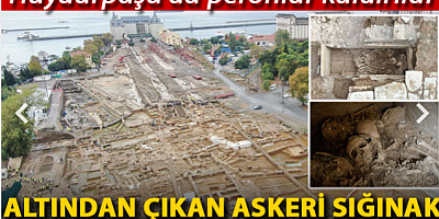 Haydarpaşa'da peronlar kaldırıldı, altından çıkan askeri sığınak ilk kez görüntülendi