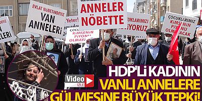 HDP'li kadının Vanlı annelere gülmesine büyük tepki