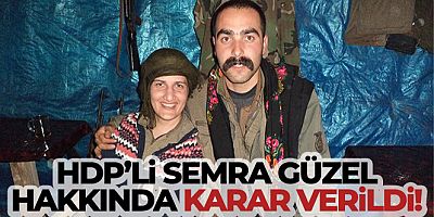 HDP'li Semra Güzel hakkında karar verildi