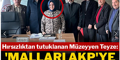 Hırsızlıktan tutuklanan Müzeyyen Teyze: 'Malları AKP'ye teslim ettim'