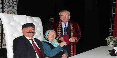 Huzurevinde nikah: İkinci bahara yelken açtılar