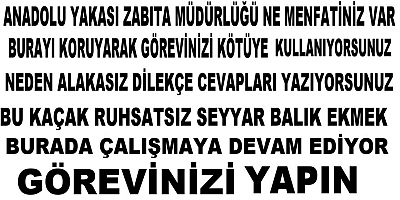 İBB ANADOLU YAKASI ZABITASINDAN BİR SKANDAL DİLEKÇE CEVABI DAHA