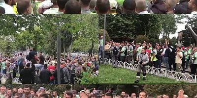 İBB’de Saraçhane’de Protesto 60 İşci işten Çıkarıldı İşçilerden Saraçhane’de Protesto