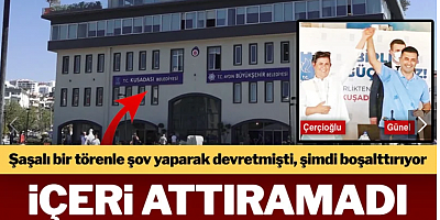 İçeri attıramadı ama dışarı attırdı