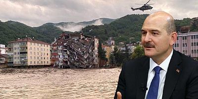  İçişleri Bakanı Soylu, sel bölgesindeki son durumu paylaştı: 58 can kaybımız, 77 kayıp ihbarımız var