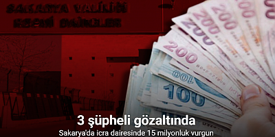İcra dairesinde 15 milyonluk vurgun