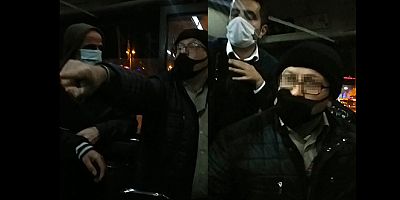 İETT otobüsünde maske tartışması kamerada
