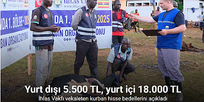 İhlas Vakfı vekaleten kurban hisse bedellerini açıkladı