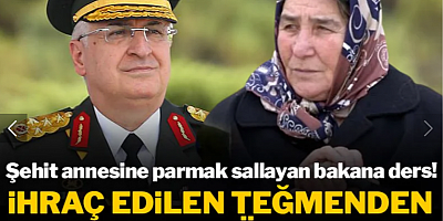 İhraç edilen teğmenden Bakan Güler’e ‘şehit annesi’ tepkisi: Şehit annesine parmak sallayan bakana ders!
