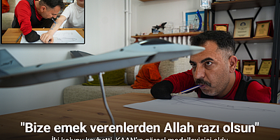 İki kolunu kaybetti, KAAN’ın görsel modelleyicisi oldu