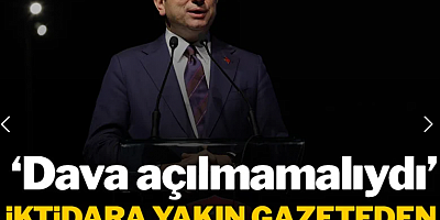 İktidara yakın gazeteden İmamoğlu'na destek