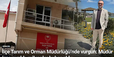 İlçe Tarım ve Orman Müdürlüğü’nde vurgun: Müdür izne ayrıldı, milyonlar buhar oldu