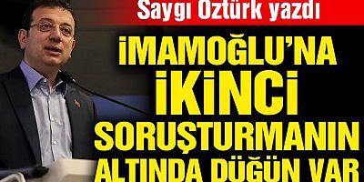 İmamoğlu’na ikinci soruşturmanın altında düğün var