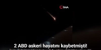 İran balistik füzelerinin Ürdün'deki askeri üssü vurduğu anların görüntüleri ortaya çıktı