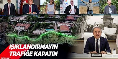 IŞIKLANDIRMAYIN TRAFİĞE KAPATIN 