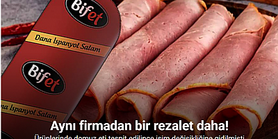 İsim değiştiren firmanın salamında yine domuz eti tespit edildi