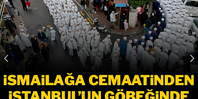 İsmailağa cemaatinden İstanbul'un göbeğinde gövde gösterisi