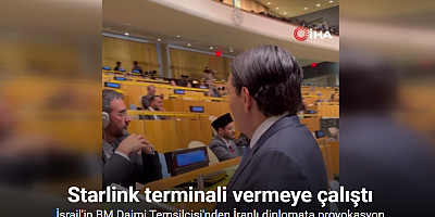 İsrail'in BM Daimi Temsilcisi'nden İranlı diplomata provokasyon