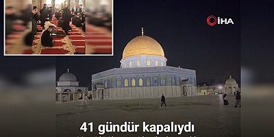 İsrail'in kapattığı Mescid-i Aksa, 41 gün sonra yeniden ibadete açıldı