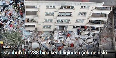 İstanbul’da 1238 bina kendiliğinden çökme riski taşıyor