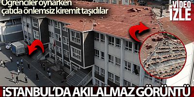 İstanbul'da akılalmaz görüntü