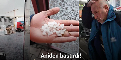 İstanbul’da dolu sürprizi