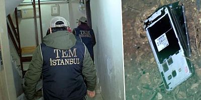 İstanbul'da FETÖ operasyonu: Polisleri gören şüpheli, cep telefonlarını pencereden attı 