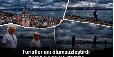 İstanbul’da gökyüzünü gri bulutlar kapladı