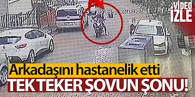 İstanbul'da ilginç kaza: Tek teker şovu sonrası arkadaşını düşürdü
