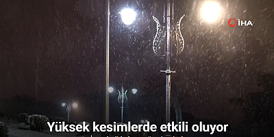 İstanbul’da kar yağışı başladı