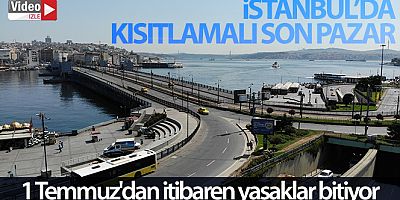 İstanbul'da kısıtlamalı son pazar
