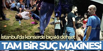 İstanbul'da konserde bıçaklı dehşet: Suç makinesi 2'si polis 6 kişiyi yaraladı