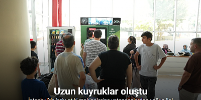 İstanbul’da ‘sıfır atık’ makinelerine vatandaşlardan yoğun ilgi