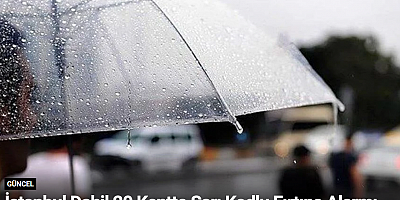 İstanbul Dahil 20 Kentte Sarı Kodlu Fırtına Alarmı