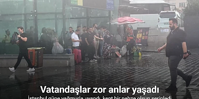 İstanbul güne yağmurla uyandı, kent bir nebze olsun serinledi