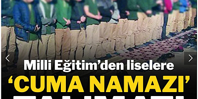 İstanbul İl Milli Eğitim'den 'cuma namazı' talimatı